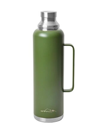 CAMPOUT ÇİFT KATMANLI TERMOS 1500 ML YEŞİL