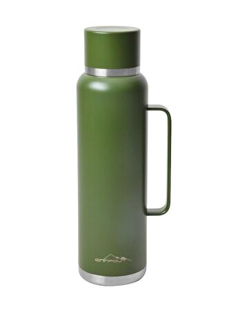 CAMPOUT ÇİFT KATMANLI TERMOS 1500 ML YEŞİL