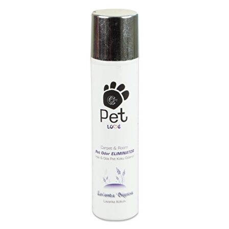 Pet Love Halı Oda Pet Koku Giderici Sprey Lavanta 300 ml.