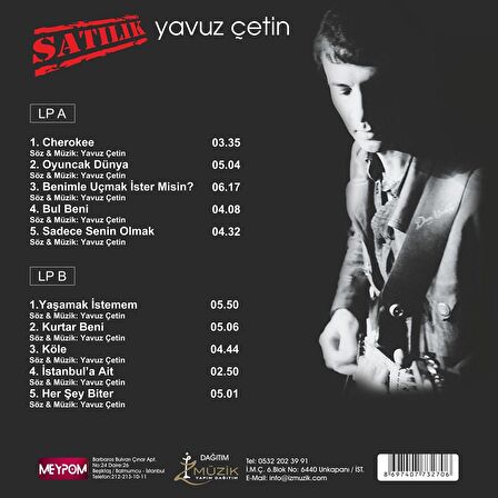 Yavuz Çetin - Satılık "Yeni Üretim" (Plak)  