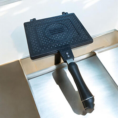 Taşhan T-0686 İç Dış Granit Maxi Lüx Ocak Üstü El Tost Makinesi-26x20 cm
