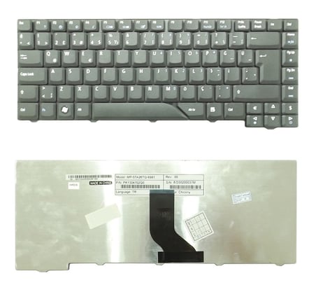 Acer Aspire 4520, 5320, 5520, 5520G 5920G 5920Z Notebook Klavyesi (Siyah TR)