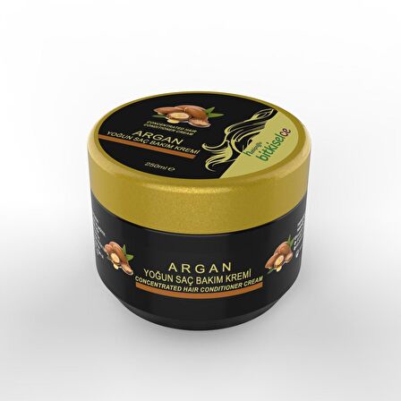 Bitkiselce Argan Yoğun Saç Bakım Kremi (Maske)