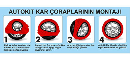 AUTOKİT KAR ÇORABI 2'Lİ MEDİUM