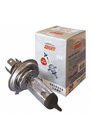 Autokıt H4 Halojen Ampul 12v 60/55w 43t Kutulu