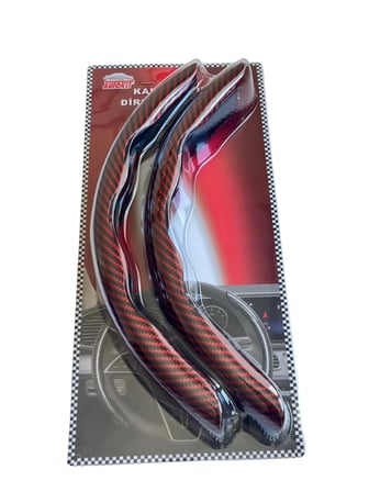 Karbon Fiber Direksiyon Kılıfı Direksiyon Koruyucu Kılıf Kırmızı