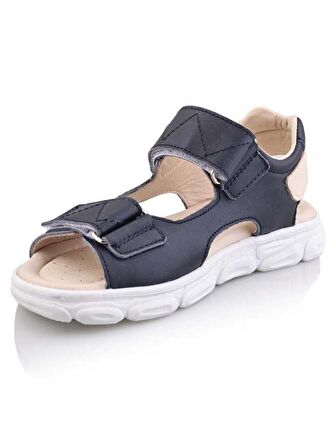 GÖRK Bebe Çocuk Genç Ortopedik Hakiki Deri Unisex Kız Erkek Sandalet
