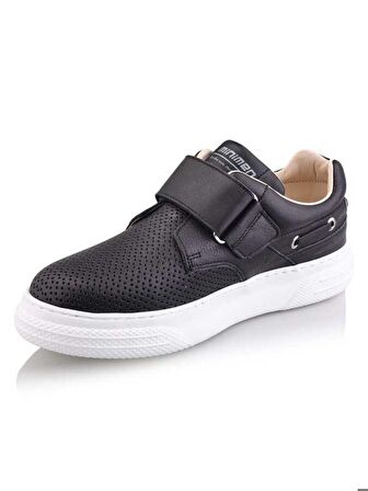 İLTERİŞ Çocuk Genç Ortopedik Hakiki Deri Unisex Kız Erkek Casual Spor Okul Ayakkabı