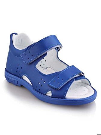 ERSE Bebe Çocuk Genç Unisex Kız Erkek Ortopedik Extra Hafif Günlük Spor Kamuflaj Baskılı Hakiki Deri Sandalet
