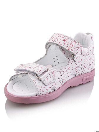 ERSE Bebe Çocuk Genç Unisex Kız Erkek Ortopedik Extra Hafif Günlük Spor Kamuflaj Baskılı Hakiki Deri Sandalet