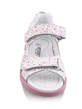 ERSE Bebe Çocuk Genç Unisex Kız Erkek Ortopedik Extra Hafif Günlük Spor Kamuflaj Baskılı Hakiki Deri Sandalet