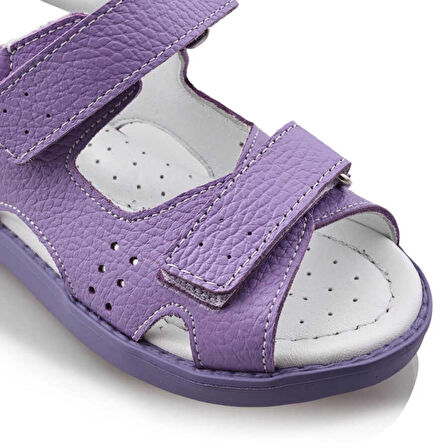 ERSE Bebe Çocuk Genç Unisex Kız Erkek Ortopedik Extra Hafif Günlük Spor Kamuflaj Baskılı Hakiki Deri Sandalet