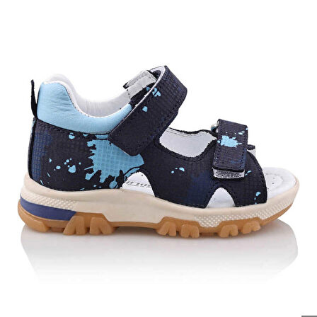 ŞARA Bebe Çocuk Genç Kız Erkek Unisex Günlük Hakiki Deri Sandalet