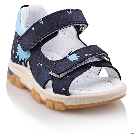 ŞARA Bebe Çocuk Genç Kız Erkek Unisex Günlük Hakiki Deri Sandalet
