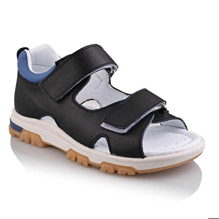 ŞARA Bebe Çocuk Genç Kız Erkek Unisex Günlük Hakiki Deri Sandalet