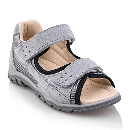 TAYGUR Bebe Çocuk Genç Kız Erkek Unisex Günlük Hakiki Deri Sandalet