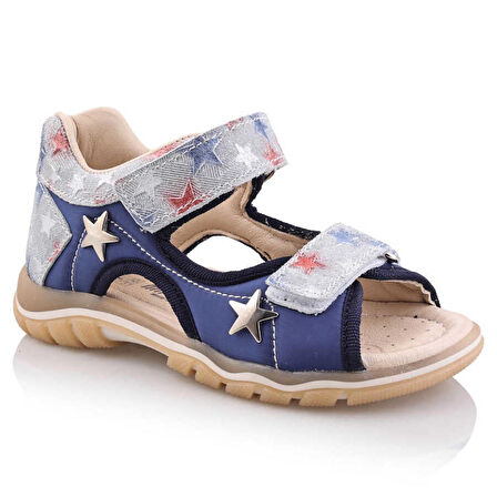 TAYGAN Bebe Çocuk Genç Kız Erkek Unisex Günlük Hakiki Deri Sandalet