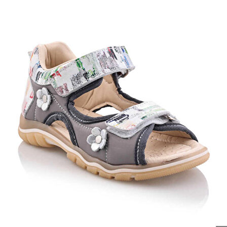 TAYGAN Bebe Çocuk Genç Kız Erkek Unisex Günlük Hakiki Deri Sandalet