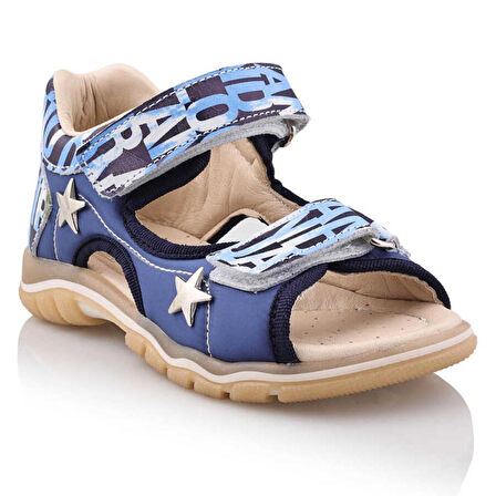 TAYGAN Bebe Çocuk Genç Kız Erkek Unisex Günlük Hakiki Deri Sandalet