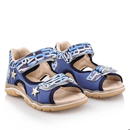 TAYGAN Bebe Çocuk Genç Kız Erkek Unisex Günlük Hakiki Deri Sandalet