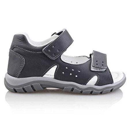 SAKIK Bebe Çocuk Genç Kız Erkek Unisex Günlük Hakiki Deri Sandalet