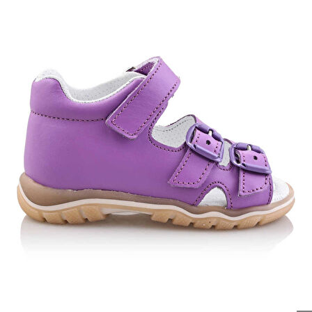 ANGI Bebe Çocuk Kız Erkek Unisex Günlük Hakiki Deri Sandalet