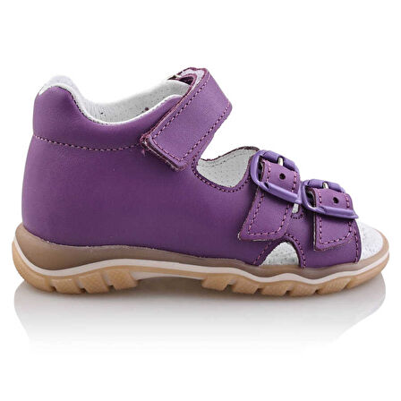 ANGI Bebe Çocuk Kız Erkek Unisex Günlük Hakiki Deri Sandalet