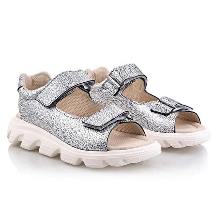ÖZLEM Çocuk Kız Erkek Unisex Günlük Hakiki Deri Sandalet