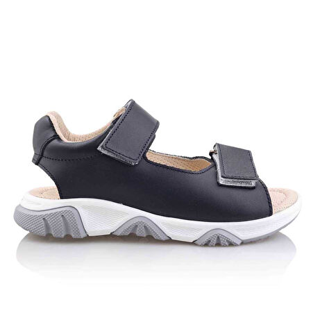 ÖZLEM Çocuk Kız Erkek Unisex Günlük Hakiki Deri Sandalet