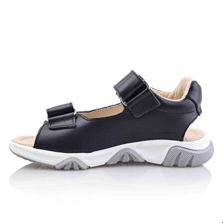 ÖZLEM Çocuk Kız Erkek Unisex Günlük Hakiki Deri Sandalet