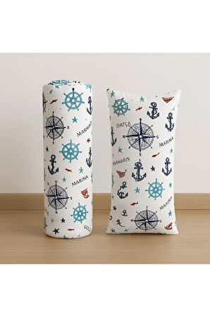 Çift Kişilik Desenli Lastikli Çarşaf Seti 160x200 Cm + 2 Adet Yastık Kılıfı 50x70