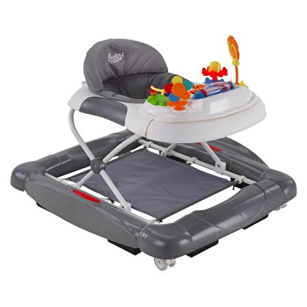 BABYHOPE ROYAL-212 SALLA YÜRÜTEÇ GRİ