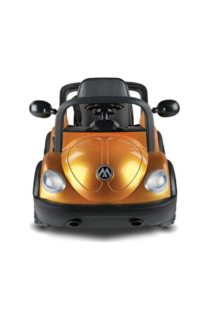 Volkswagen Beetle Model Metalik Seri Akülü Araba - Metalik Kırmızı