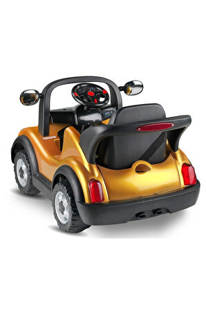 Volkswagen Beetle Model Metalik Seri Akülü Araba - Metalik Kırmızı