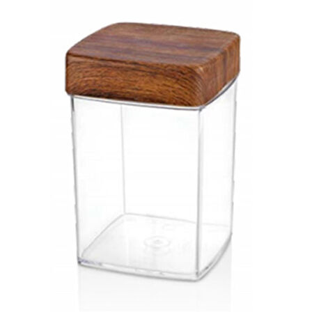 Kare Kavanoz 0,63 L 8,5x8,5x12,5 cm