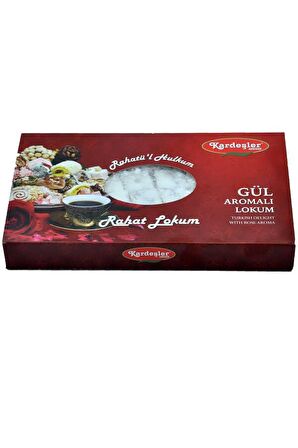 Kardeşler Gül Aromalı Hediyelik Lokum 700 G x 3 Adet