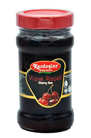 Kardeşler Vişne Reçeli Cam Kavanoz 380 G