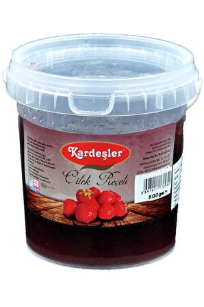 Kardeşler Çilek Reçeli Kova 800 G