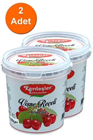 Kardeşler Vişne Reçeli Kova 800 G x 2 Adet