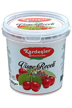 Kardeşler Vişne Reçeli Kova 800 G x 2 Adet