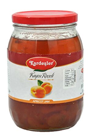 Kardeşler Kayısı Reçeli Cam Kavanoz 1800 G