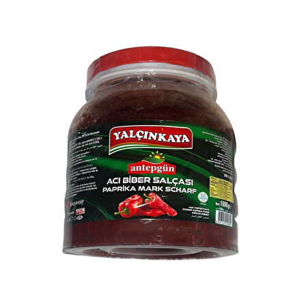 Yalçınkaya Antepgün Acı Biber Salçası 1600 gr