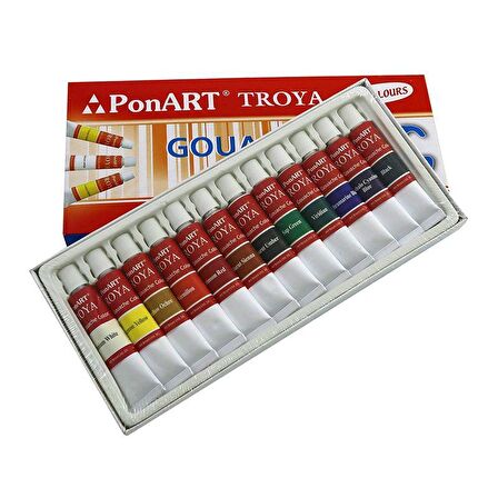 Ponart Guaj Boya 12x12ml Set