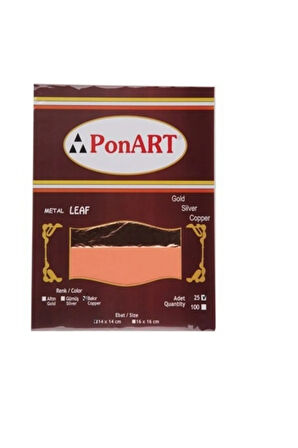 Varak Bakır 25 Yaprak 14x14cm