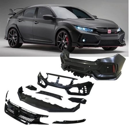 AUTOGP  Honda civic fc5 typer body kit tampon panjur seti sedan 2016 / 2021