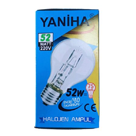 52W HALOJEN  NORMAL AMPUL (YANİHA)