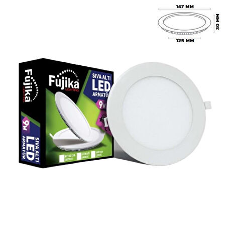 FUJİKA 9W SIVA ALTI LED PANEL ARMATÜR BEYAZ IŞIK