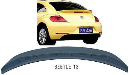 Vw bettle bagaj üstü spoiler siyah 2012+ plastik