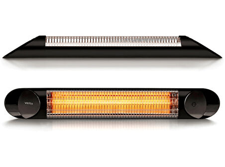 VEITO Blade Mini 1200W Karbon Infrared Isıtıcı Siyah