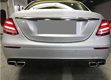 Mercedes w213 e63 arka tampon difüzör normal tampon uyumlu 2016 / 2019